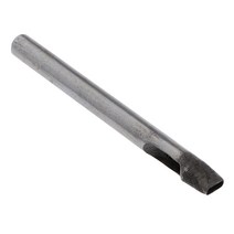 GHSHOP 타원형 모양 구멍 펀치 세트 벨트 가스켓 가죽 펀칭 도구, 3x8mm, 스틸, 실버