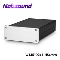 키워드 Nobsound 빈 알루미늄 섀시 파워 앰프 케이스 헤드폰 인클로저 DIY 캐비닛 (W145mm x D241mm H54mm)