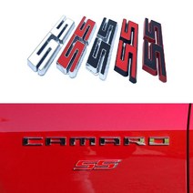 쉐보레 SS 엠블럼 스티커 뱃지 배지(카마로 트래버스), 05.무광레드블랙