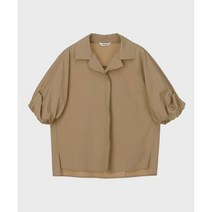 여성 봄 반팔 셔츠 블라우스 마인드브릿지 [WOMAN]꼬임소매7부- 2color MWBL5203