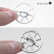 본라이프 국산 이물질 머리카락 제거 욕조망 거름망 배수구망 욕실 배수구 걸음망 35mm 크롬 백색, 화이트