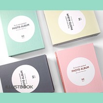 4x6 포켓 포토 앨범 포토북 사진 포켓식 엽서 앨범, 패턴오렌지