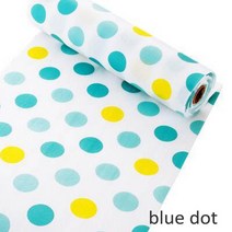 1 롤 주방 테이블 서랍 선반 라이너 연락처 종이 방수 매트 패드 애완 동물 안티 오일 매트 수 데스크 장식 주방 가제트, blue dot