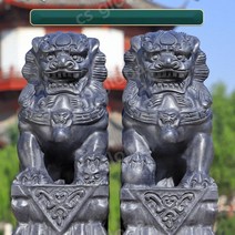 해태 해치 사자 상 석상 장식 액막이 풍수지리, 틸트 헤드 높이 25 길이 12 폭 10 1개