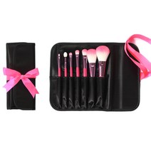 휴대용 화장품 브러쉬 7종 파우치세트 슬림파우치 화장품케이스 소형파우치 보조가방