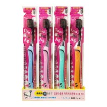 이온 비장탄 칫솔(남성용) 10개/ 2중모 약국판매용 치과판매용
