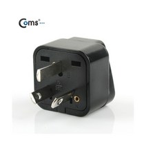 [Coms] 전원(AC) 변환용(WD-16) Black/호주/중국 접지 BE047, 블랙, 1개