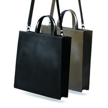 20대 30대 스퀘어 남자 가죽 토트백 비건레더 남성 쇼퍼백