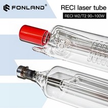 Fonland Reci CO2 레이저 튜브 나무 상자 포장 직경 W2/T2 90W-100W 조각 절단기 S2 Z2 80mm 65mm, 01 W2