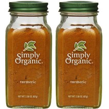 Simply Organic 튜메릭, 67g, 2팩