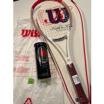 Wilson 윌슨 테니스 라켓 프로 스태프용 Kith 97L V14 4 3/8 및 공 번들