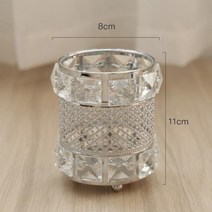 화장대 유럽 크리스탈 화장품 스토리지 데스크탑 눈썹 펜 박스 드레싱 테이블 뷰티 랙, Crystal Pen Holder