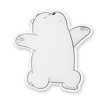 위베어베어스 휴대폰 아크릴톡 스마트 톡 그립 링 핸드폰거치대 휴대폰 스마트폰, 아이스베어, 1개