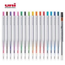 유니 스타일핏 단색펜 리필 0.28 0.38 볼펜, 1개, 본품 0.38mm 블랙