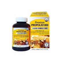 프리미엄 프로폴리스 1000 1 000mg x 180캡슐 6개월분, 6개, 180개