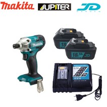 마끼다 충전 임팩드라이버 DTD156+제이디18V5.0AH 배터리+충전기세트 충전드릴, 본체+18V5.0AH(2개)+충전기