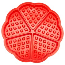 와플틀 메이커 메이킹 빵 제빵기 케이크 만들기 비 스틱 와플 레드 실리카 젤 베이킹 트레이 금형 간단한 주방 도구, [01] Flower pattern