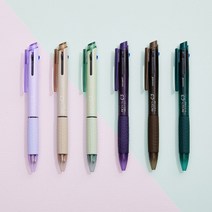 (모나미)에프엑스 제타3색 유성볼펜FX ZETA C3(0.5/0.7mm)멀티, 더스티 그린(0.5), 1개