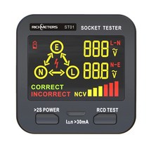 전기테스터기 전파측정기 활선경보기 누설전류계 smart socket tester digital ac voltage tester ground zero electric line, st01, 나는 플러그