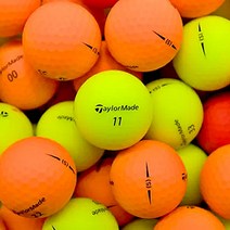 (A-) 테일러메이드 TaylorMade 로스트볼 10구 - 컬러 골프공 라운딩볼 연습용볼