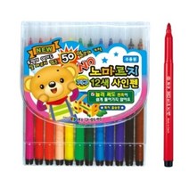 지구) 노마르지싸인펜 12색/16색/24색, 24색