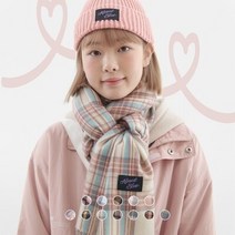 [얼모스트블루] 시그니처 체크 머플러