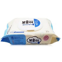 1+1 보솜이 아기 물티슈 베이비케어 캡형 60매, 4개