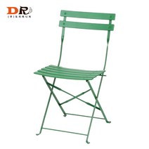 도리퍼니처 뉴욕 접의자 / 철제 접이식 카페 식탁 테라스 식당 테이블 의자, 그린, 1개