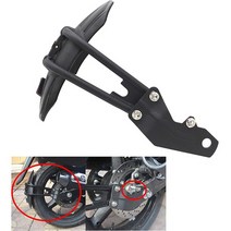 일본직발송 10. KANOXBAIKU Z400 GSR250 GSX250R V-STORM 250에 적용 범용 18MM 리어 펜더 머드 가드 흙, ONE SIZE, One Color