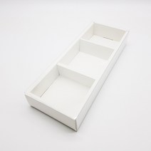 제이앤메이드 PVC 비누창박스 3구 화이트