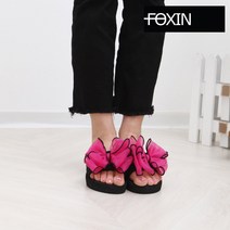 폭신 왕리본 레이스 여성 슬리퍼 bt436