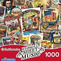 Smithsonian Archives Collection 1000 PC - 빈티지 씨앗 패킷 167191, ET Paull Sheet Music
