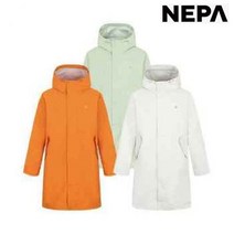 네파(공용) NC일산 등 부분 메쉬 소재를 적용한 벤틸레이션 기능으로 통기성 기능 강화한 레인 코트 7JG0561A_NI, ORANGE(F05), 1개