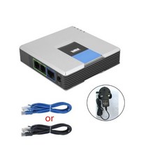 Dropship-VOIP 게이트웨이 2 포트 SIP V2 프로토콜 인터넷 전화 음성 어댑, 03 UK Plug, 03 UK Plug
