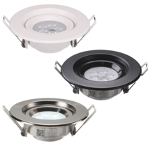 비츠온 LED 3인치 매입등 MR-16 계단형 5W, 블랙-주광색