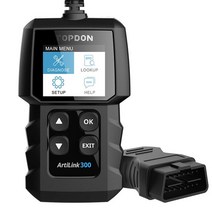 topdon al300 code reader obd2 car scanner 자동차 진단 도구 엔진 분석기 on-board monitor test obd auto scanner, 알300