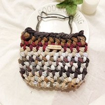 양말목공예 냥이 손잡이가방 만들기 DIY, 단품