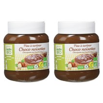 쟈르댕 비요 글루텐 프리 초코 헤이즐넛 잼 스프레드 350g 2팩 Jardin Bio Pate Tartiner Choco Noisettes