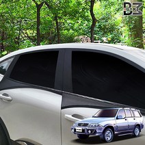 메이빈 무쏘스포츠 최고급형 스판재질 햇빛가리개 차박 모기방충망 2P세트 캠핑 낚시 6종세트, 1세트, SUV-RV 6종세트
