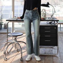 [롱ver] 수비진 SP215 옆 워싱 롱 부츠컷진 여성청바지 부츠컷핏 롱부츠컷 숏부츠컷 기장선택