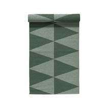 스칸디리빙 라임 PVC 러그 green 70x150cm