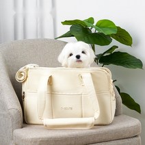 순면 접이식 겟백 눕눕백 강아지가방이동가방 고양이가방, M, 베이지 가방
