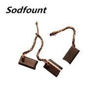와이퍼용 구리 카본 브러쉬 창문 유리 리프터 용 모터 브러시 4X4X10mm 10 개입, 한개옵션0