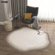 DFMEI 원형 거실 러그 ins 심플하게 침대 옆 담요