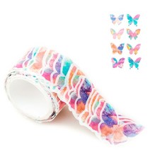 마스킹 테이프 200 꽃잎롤 창조적 인 꽃잎 스티커 저널 스크랩북 병 다꾸 41, 나비