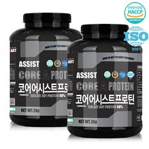 비케이뉴트리션 코어-A 프로틴 웨이 ISP 90% 2통/순수근육 단백질 보충제 아미노믹스 비타민미네랄, 2개