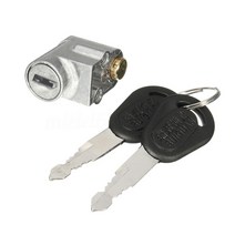전자 배터리 안전 잠금 장치 금속 2 키 바이크 오토바이 전기 자전거 스쿠터, 01 As Shown, 01 As Shown