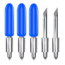 만능커터 딥 포인트 5pcs 60도 cb15 비닐 커터 플로터 블레이드 graphtec, 없음