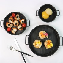 체리티 전자렌지사용가능 그릴 플레이트 3종세트, 플레이트3종 아이보리, 1세트