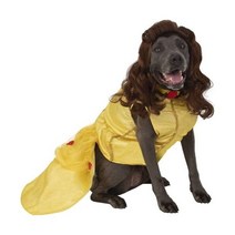 Belle Disney Princess Big Dog Cute Funny Fancy Dress Up Halloween Pet Costume, XXXL